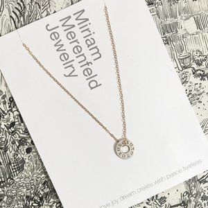 Miriam Merenfeld XOXO Mini Token Necklace